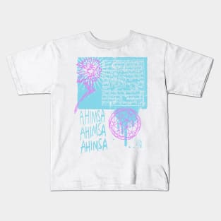 Ahimsa Nepali Narcissvs Kids T-Shirt